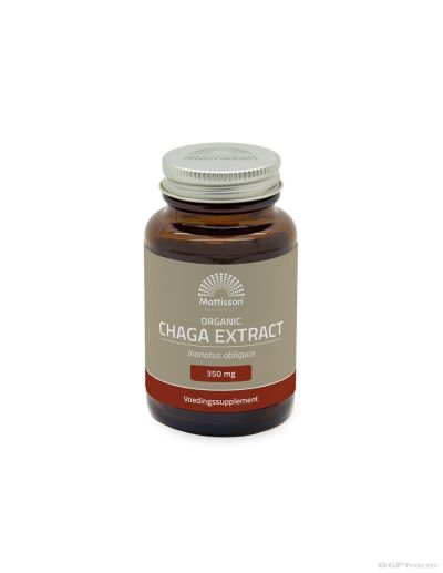 Чага био екстракт х 350 мг x 60 капсули Mattisson Healthstyle