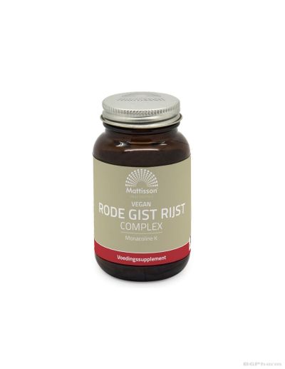 Червен ориз (дрожди) + чесън и коензим Q10 х 90 капсули Mattisson Healthstyle
