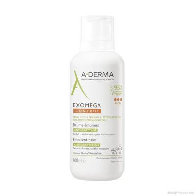 А-дерма Екзомега емолиентен балсам за тяло 400 мл| Exomega Control A-Derma