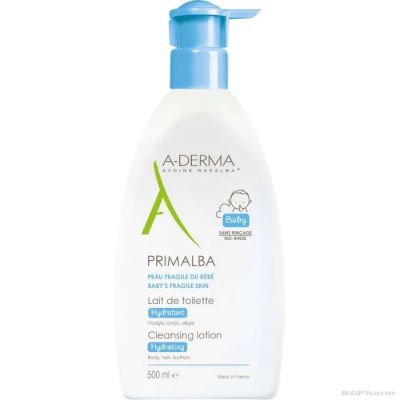 А-дерма ПРИМАЛБА Тоалетно почистващо мляко 500 мл | Primalba A-Derma