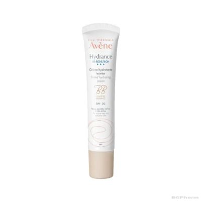 Авен ХИДРАНС ББ Богат тониран хидратиращ крем SPF30 40 мл | Hydrance Avene 