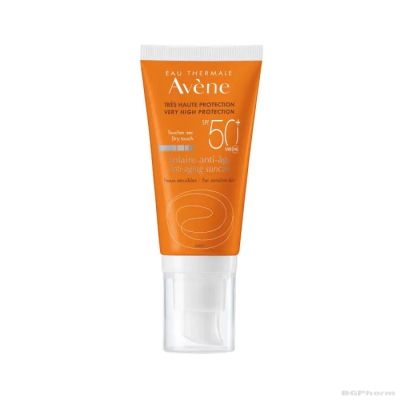 Авен СЪН SPF50+ Слънцезащитен анти-ейдж крем против фотостареене 50 мл | Avene Sun