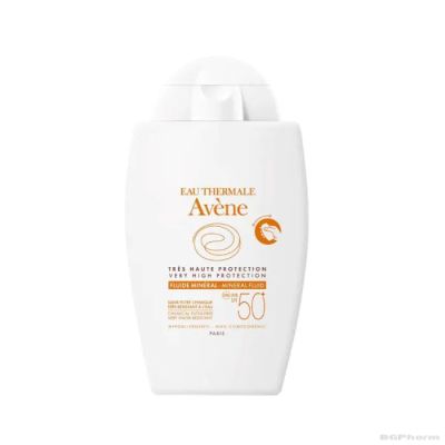 Авен СЪН SPF50+ Минерален слънцезащитен флуид за лице 40 мл | Avene Sun Mineral