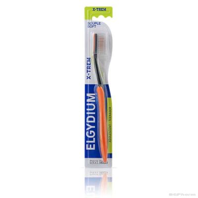 ЕЛГИДИУМ ЕКСТРЕМ Четка за зъби 12-18 г СОФТ/МЕКА | Elgydium X-Trem