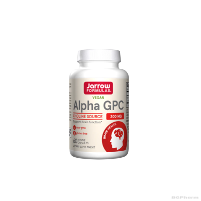 Алфа GPC 300 мг х 60 капсули ДЖАРОУ | Jarrow Formulas Alpha GPC