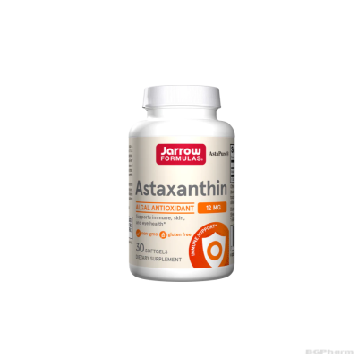 Астаксантин 12 мг х 30 капсули ДЖАРОУ | Jarrow Formulas Astaxanthin
