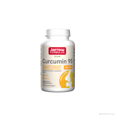 Куркумин 500 мг х 120 капсули ДЖАРОУ | Jarrow Formulas Curcumin 95