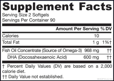 Омега 3 Макс ДХА х 180 капсули ДЖАРОУ | Jarrow Formulas Max DHA