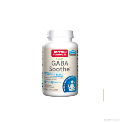 ГАБА + Л-Теанин + ашваганда х 30 капсули ДЖАРОУ | Jarrow Formulas Gaba Soothe