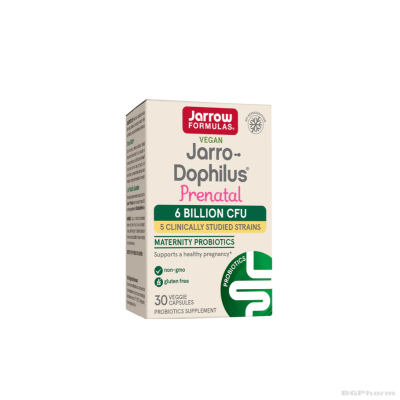ДЖАРОУ ДОФИЛУС Пробиотик за бременни 6 млрд х 30 капсули | Jarrow Formulas Jarro-Dophilus Prenatal