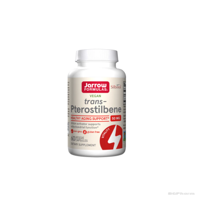 Птеростилбен 50 мг х 60 капсули ДЖАРОУ | Jarrow Formulas Pterostilbene