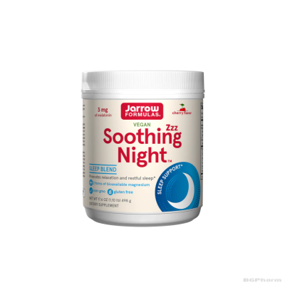 Формула за подобряване на съня на прах х 498 гр ДЖАРОУ | Jarrow Formulas Soothing Night Magnesium Supplement