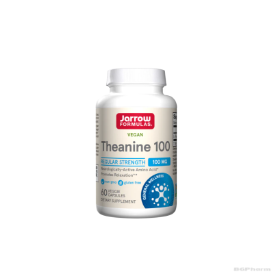 Теанин 100 мг х 60 капсули ДЖАРОУ | Jarrow Formulas Theanine
