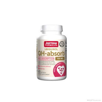 Коензим Q10 Убиквинол 100 мг х 60 капсули | Jarrow Formulas Ubiquinol QH-absorb®