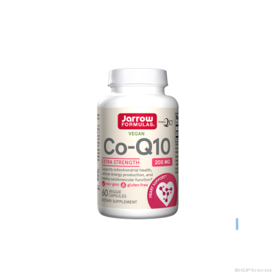 Коензим Q10 УБИКВИНОН 200 мг х 60 капсули ДЖАРОУ | Jarrow Formulas Coenzyme Q10 Ubiquinone