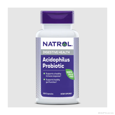 Натрол Пробиотик АЦИДОФИЛУС 100мг х 100 капсули | Natrol Acidophilus Probiotic
