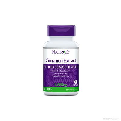 Натрол Канела екстракт 500 мг х 80 таблетки | Natrol Cinnamon Extract 1000mg