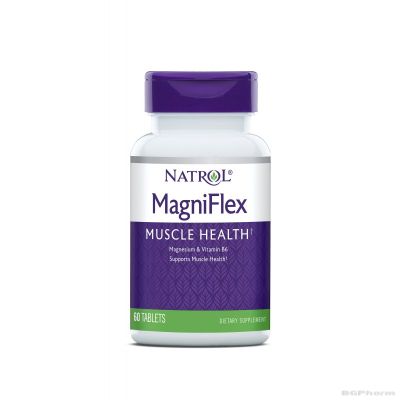 Натрол МАГНИФЛЕКС Магнезий + Витамин Б Комплекс х 60 капсули | Natrol MagniFlex Magnesium Vitamin B6