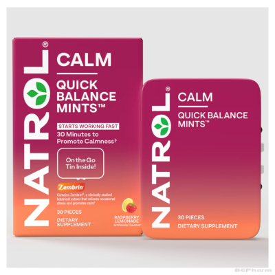 Натрол Формула за успокоение х 30 дози | Natrol Quick Balance Mints Calm