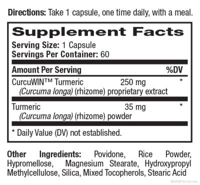 Натрол Куркума екстракт ЕКСТРА СИЛЕН 285 мг х 60 капсули | Natrol Turmeric Extra Strength