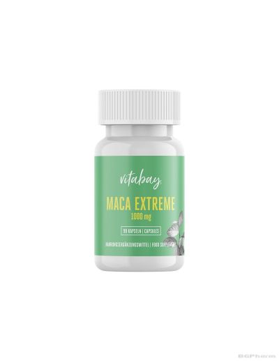 Мака Екстрийм екстракт за либидо и мускулна маса х 90 капсули Vitabay | Maca