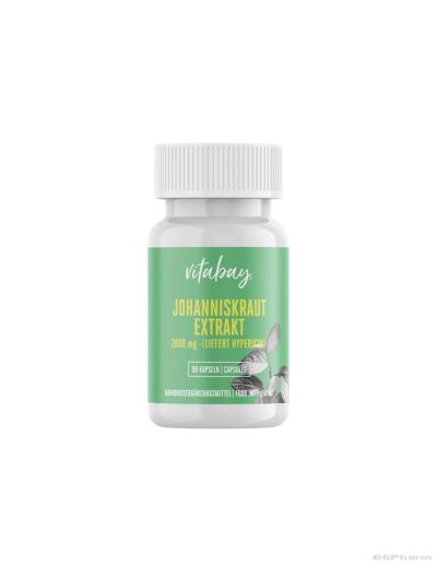 Жълт кантарион 2000 мг x 90 капсули Vitabay | St.John's Wart